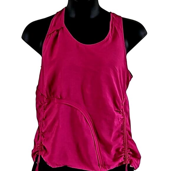 Next Women’s Sleeveless Drawstring Tank Top - Size 14 Petite, Pink, NWT - Picture 3 of 8